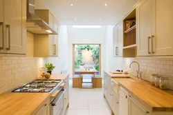 Kitchen design on one side