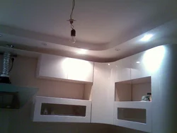 Photo of kitchens made of plasterboard