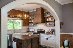 Photo of kitchens made of plasterboard