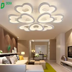 Suspended Ceilings In The Living Room With Lighting Photo