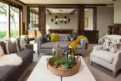 Сочетание цветов дивана в интерьере гостиной