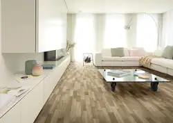 Linoleum Design In The Living Room Interior