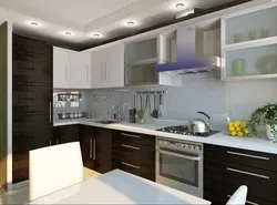 Дизайн угловой кухни 11
