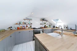 Sloping Ceiling Kitchen Design
