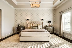 Fashionable wallpaper for bedroom walls photo