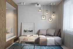 Interior of a small room in an apartment