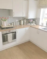 Beige Kitchen With Light Countertop Photo