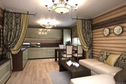 Interior design of living room bath