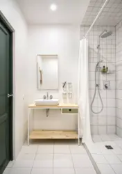 Scandinavian Bathroom Design With Toilet