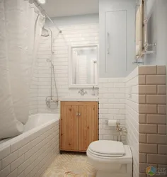Scandinavian bathroom design with toilet