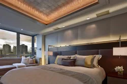 Interior design bedroom ceiling lighting