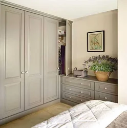 Different wardrobes in the bedroom photo