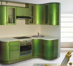 Design Of A Modern Small-Sized Corner Kitchen Photo