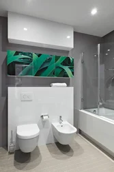 Bathroom in two colors photo