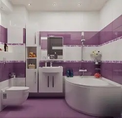 Ванная в двух цветах фото