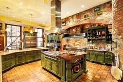 Italian style kitchen photo