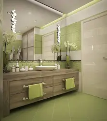 Combination of colors in the interior photo in the bathroom