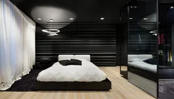 Black bedroom photo