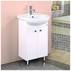 Cabinet With Bathroom Sink 50 Cm Photo