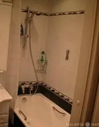 Bathtub in Brezhnevka renovation photo