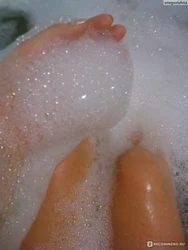 Bath foam real photo