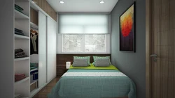 Bedroom 5 Sq M Design Photo With Window