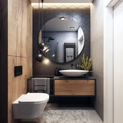 Small bathroom in apartment design real