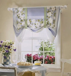 Kitchen design provence curtains