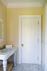 Photo of the bathroom door