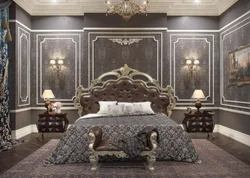 Фота спальня ў стылі барока