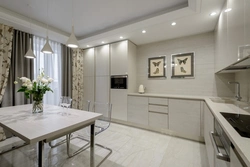 Kitchens gray beige design