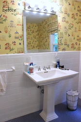 Painting Bathroom Tiles Photo