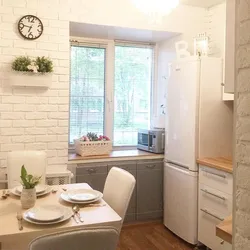 Wall decor in a small kitchen photo