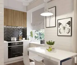 Wall decor in a small kitchen photo