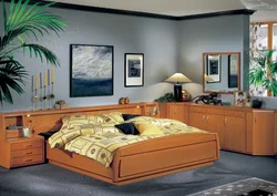 Дизайн Спальни С Рыжей Мебелью