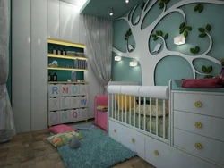 Дизайн детской спальни для ребенка