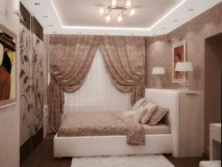 Дизайн стен спальни в хрущевке