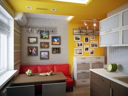 Small Kitchen Interior Wall