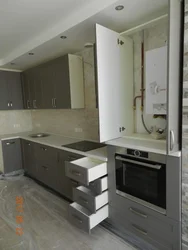 Kitchen design with individual heating boiler