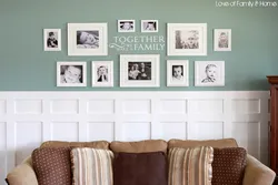Family Photos On The Living Room Wall