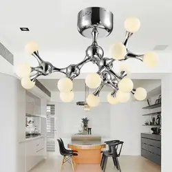 For the kitchen chandeliers photo in a modern style