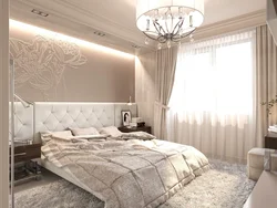 Bedroom in light colors photo in modern style