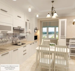 Kitchen Design In A Modern Style 15 Square Meters In Light Colors