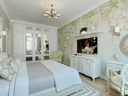 Дизайн Спальни В Классическом Стиле С Белой Мебелью