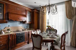 Classic Kitchen Wood In The Interior