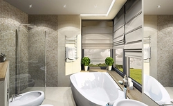 Bathtub with window 6 m design