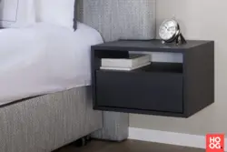 Прыложкавыя тумбачкі для спальні фота ў сучасным стылі