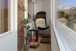 Design of a small balcony in an apartment