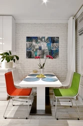 How to highlight a kitchen dining area photo