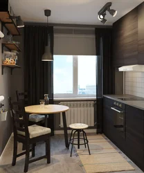 Design of apartments with 6 kitchens and a balcony